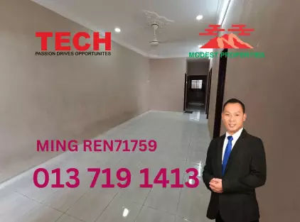 1 Storey (Semi D) Tmn Aman House Lunas Kedah For Rent