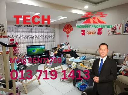 2 Stry Terrace(With Loteng) Fully Renovations  Bndr Perdana For Sale