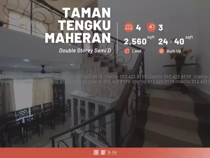Double Storey Semi D Taman Tengku Maheran Jitra FOR SALE